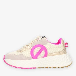No Name NNVE-MR04-43 Carter Jogger Sneakers beige e fuxia da donna